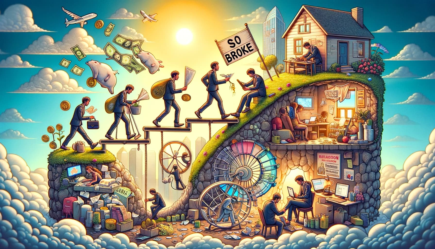 Broke Banget! Kenapa Orang Udah Kerja Keras Tapi Masih Nggak Kaya?