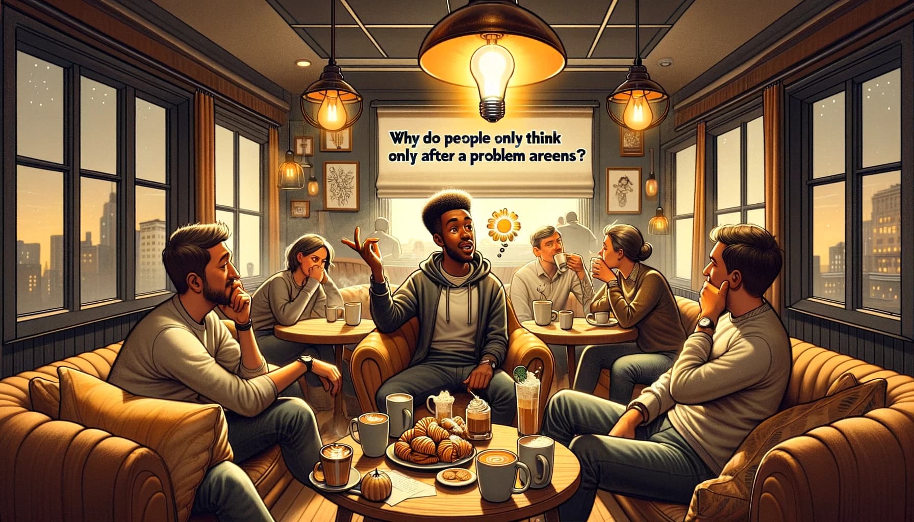 Nongkrong Santuy: Kenapa Orang Sering Baru Mikir Setelah Ada Masalah?