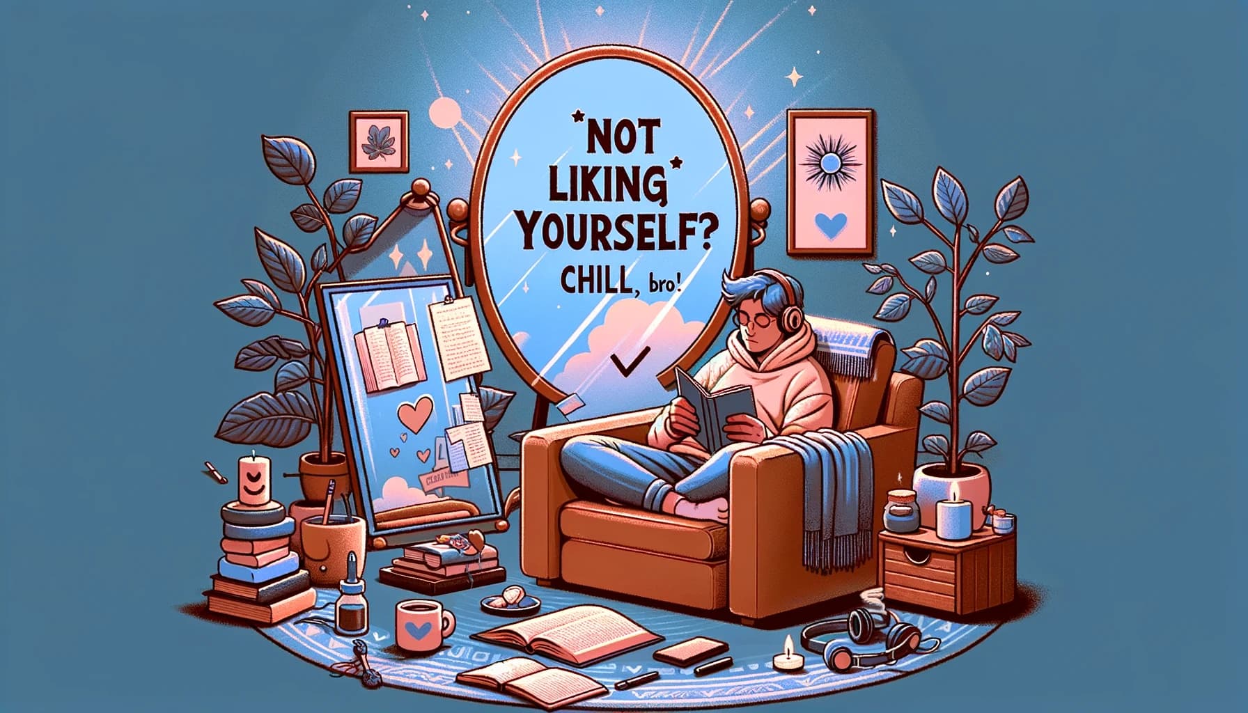 Nggak Suka Sama Diri Sendiri? Chill, Bro!