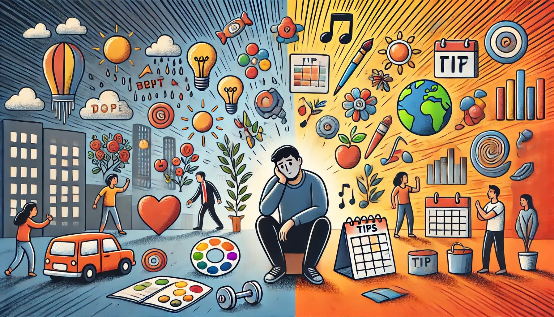 Mengatasi Hidup yang Flat dan Monoton: Tips Biar Hidup Lebih Berwarna